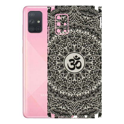 Samsung A/S Series Phone Skins (All Models) - Aum Elegant Mandala - 3D Embossed Finish (L-62) Samsung Galaxy A71