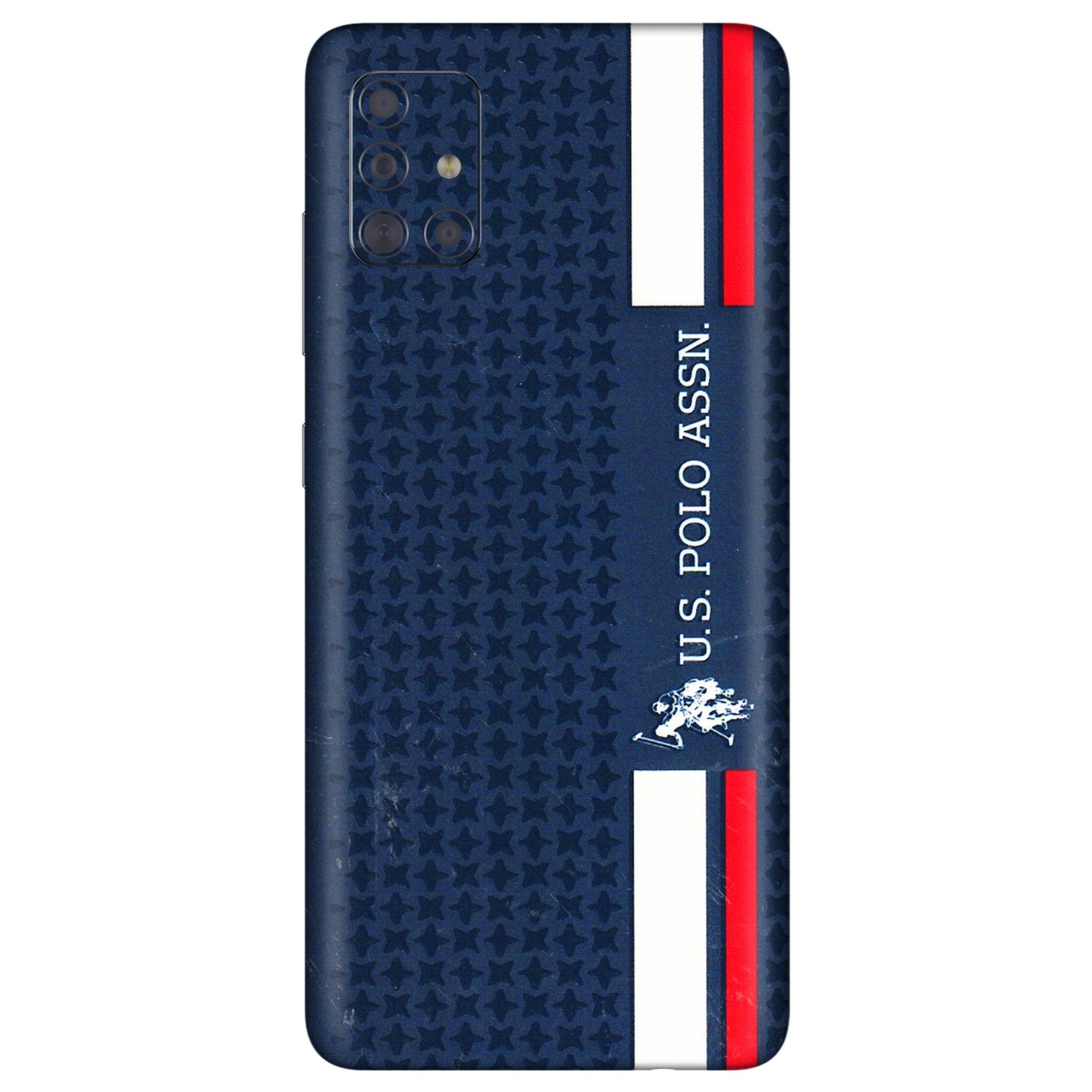 Samsung A/S Series Phone Skins (All Models) - US POLO Designer Brand - 3D Embossed Finish (L-65) Samsung Galaxy A71