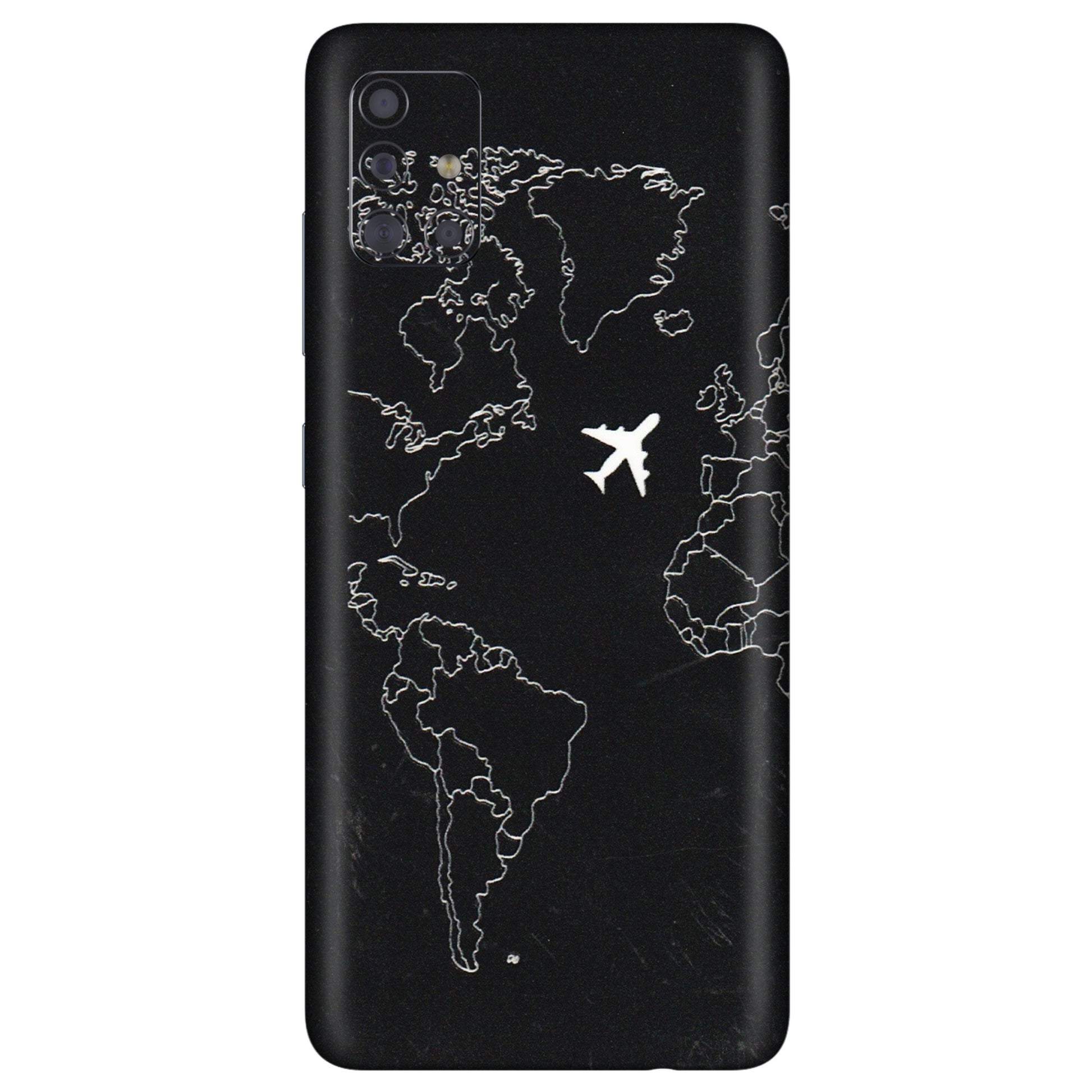 Samsung A/S Series Phone Skins (All Models) - Never Ending Travel - 3D Embossed Finish (L-79) Samsung Galaxy A71