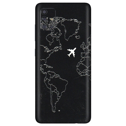 Samsung A/S Series Phone Skins (All Models) - Never Ending Travel - 3D Embossed Finish (L-79) Samsung Galaxy A71