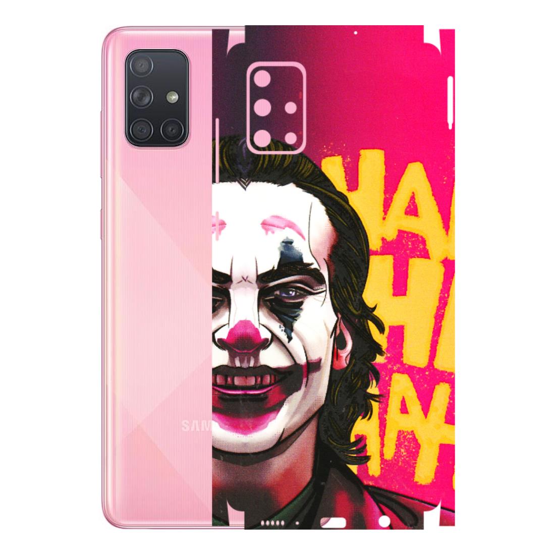 Samsung A/S Series Phone Skins (All Models) - Joker Evil Laugh - 3D Embossed Finish (L-97) Samsung Galaxy A71