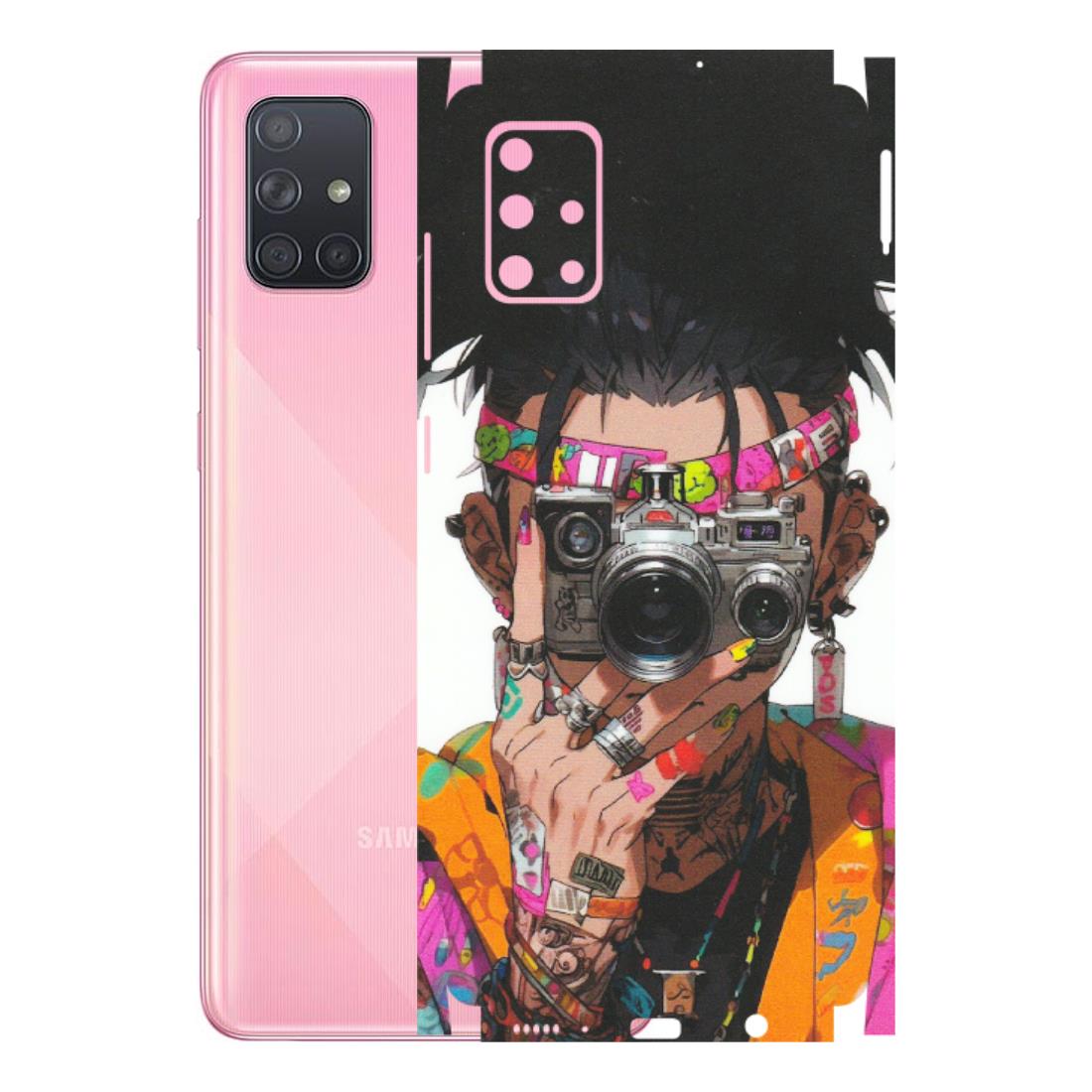 Samsung A/S Series Phone Skins (All Models) - Camera Lover Girl - Matte Finish (M-09) Samsung Galaxy A71