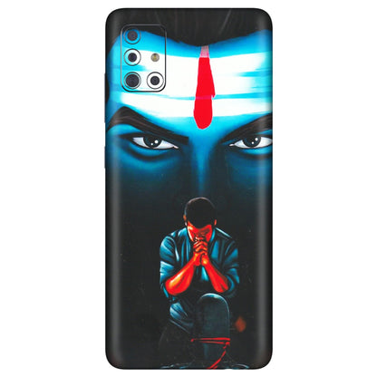 Samsung A/S Series Phone Skins (All Models) - Mahakal Bhakt - Matte Finish (M-112) Samsung Galaxy A71