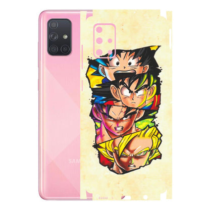 Samsung A/S Series Phone Skins (All Models) - Angry Multi Anime - Matte Finish (M-113) Samsung Galaxy A71