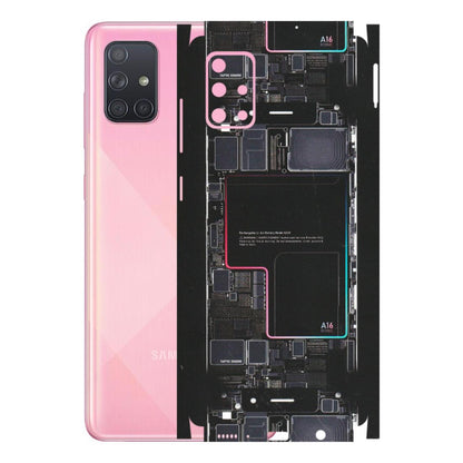 Samsung A/S Series Phone Skins (All Models) - Motherboard Circuit Layout - Matte Finish (M-117) Samsung Galaxy A71