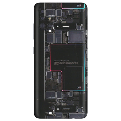 Samsung A/S Series Phone Skins (All Models) - Motherboard Circuit Layout - Matte Finish (M-117) Samsung Galaxy A71