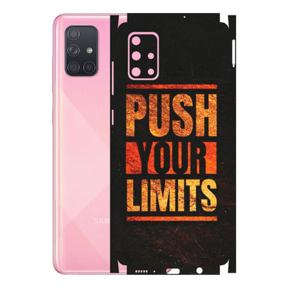 Samsung A/S Series Phone Skins (All Models) - Push Your Limits - Matte Finish (M-118) Samsung Galaxy A71