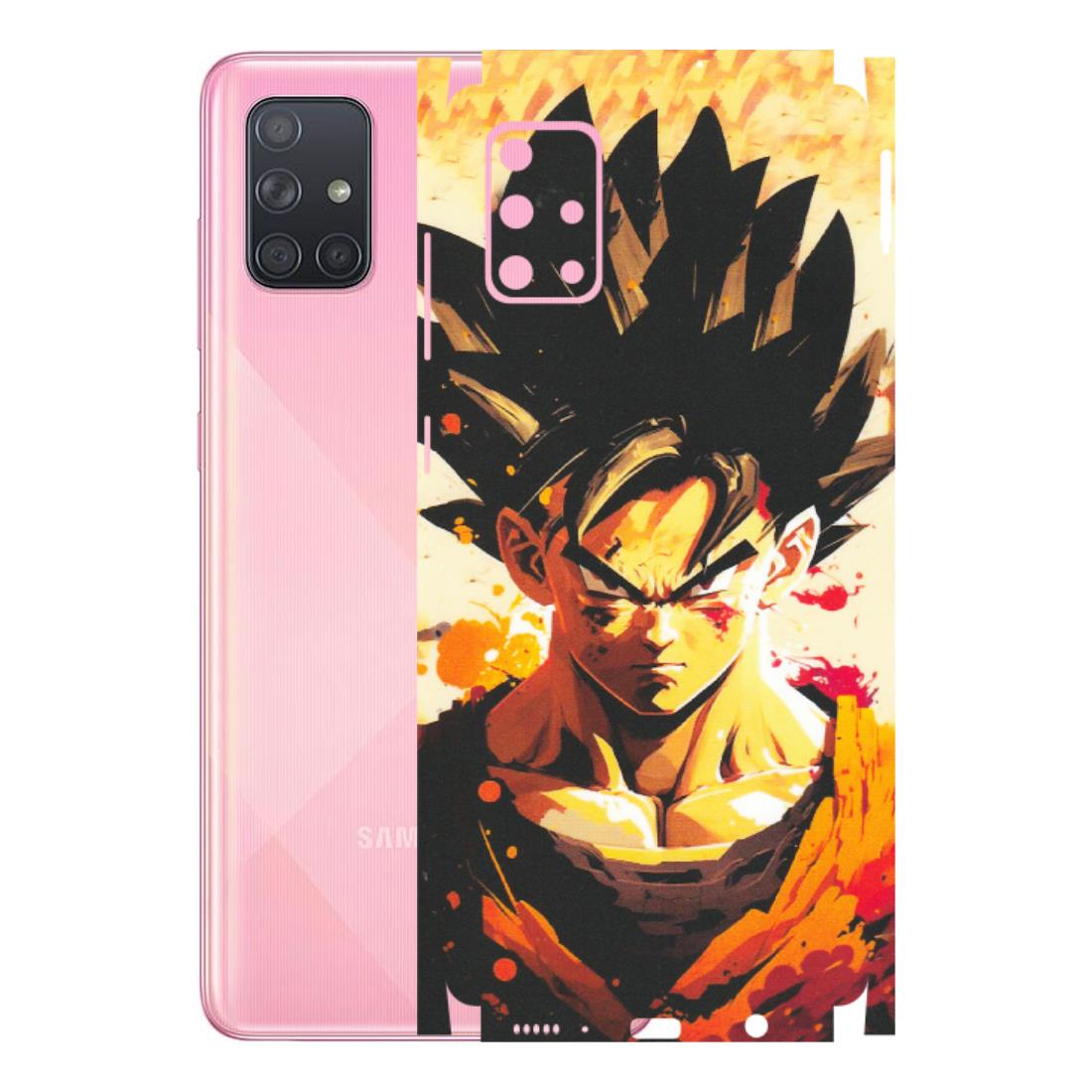 Samsung A/S Series Phone Skins (All Models) - Angry Goku - Matte Finish (M-12) Samsung Galaxy A71