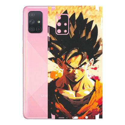 Samsung A/S Series Phone Skins (All Models) - Angry Goku - Matte Finish (M-12) Samsung Galaxy A71