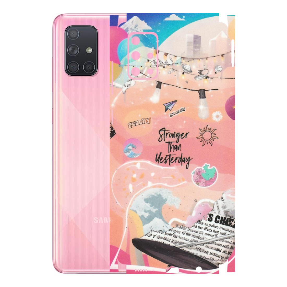 Samsung A/S Series Phone Skins (All Models) - Stronger Then Yesterday - Matte Finish (M-128) Samsung Galaxy A71