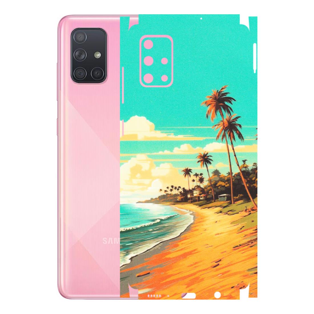 Samsung A/S Series Phone Skins (All Models) - Miami Beach - Matte Finish (M-136) Samsung Galaxy A71