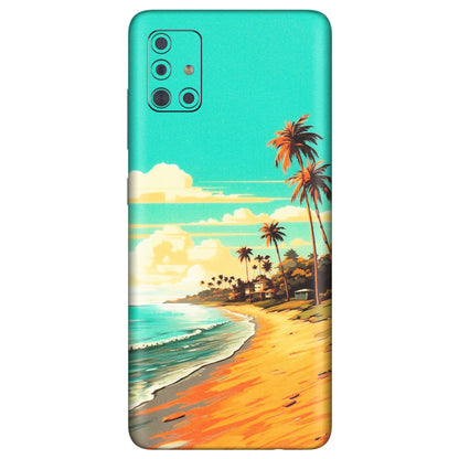 Samsung A/S Series Phone Skins (All Models) - Miami Beach - Matte Finish (M-136) Samsung Galaxy A71