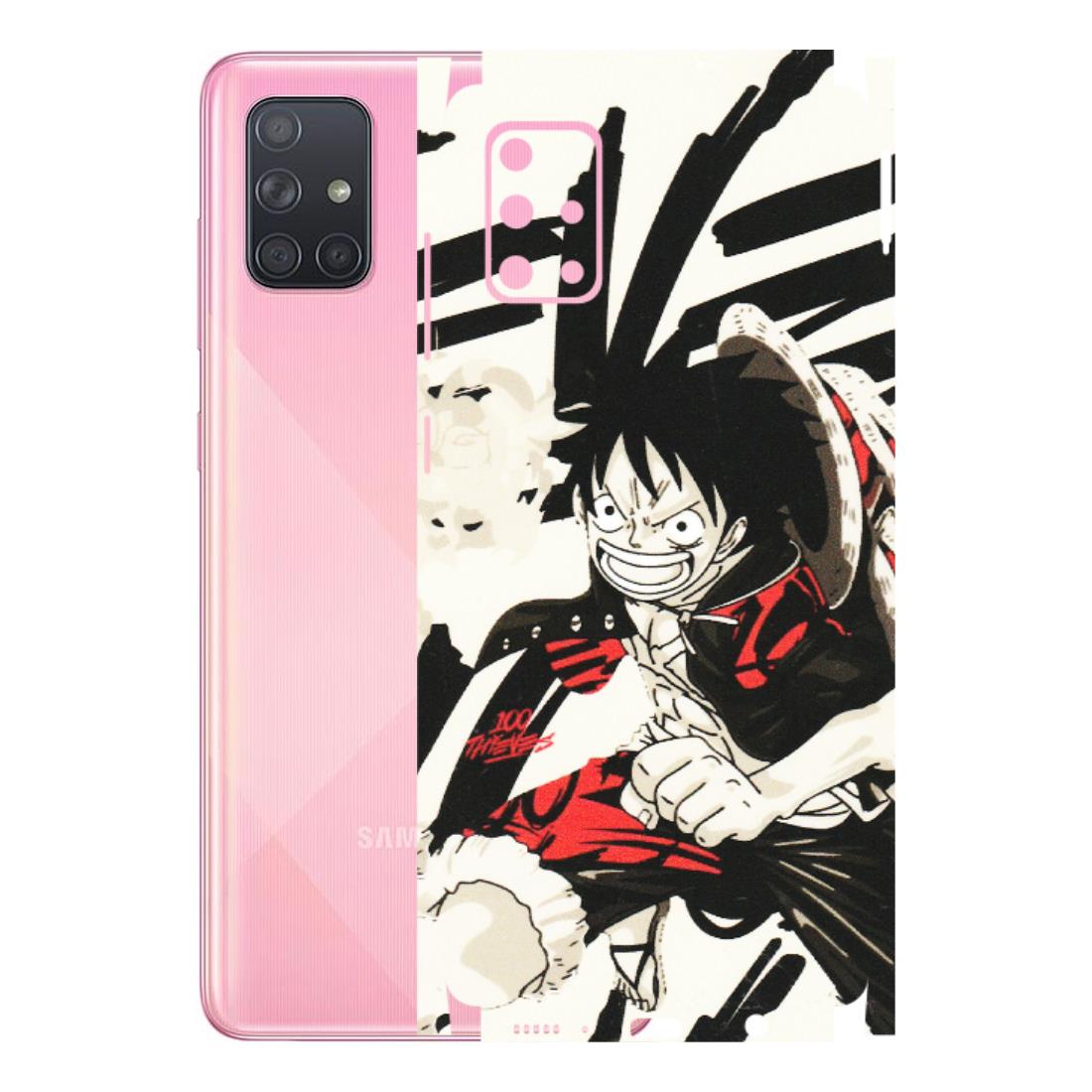 Samsung A/S Series Phone Skins (All Models) - Monkey D.Luffy Manga Anime - Matte Finish (M-145) Samsung Galaxy A71