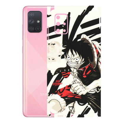 Samsung A/S Series Phone Skins (All Models) - Monkey D.Luffy Manga Anime - Matte Finish (M-145) Samsung Galaxy A71
