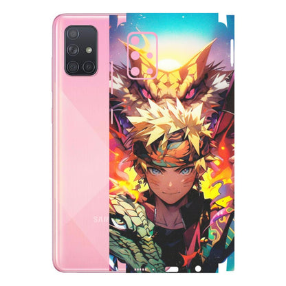 Samsung A/S Series Phone Skins (All Models) - Angry Naruto Anime - Matte Finish (M-148) Samsung Galaxy A71