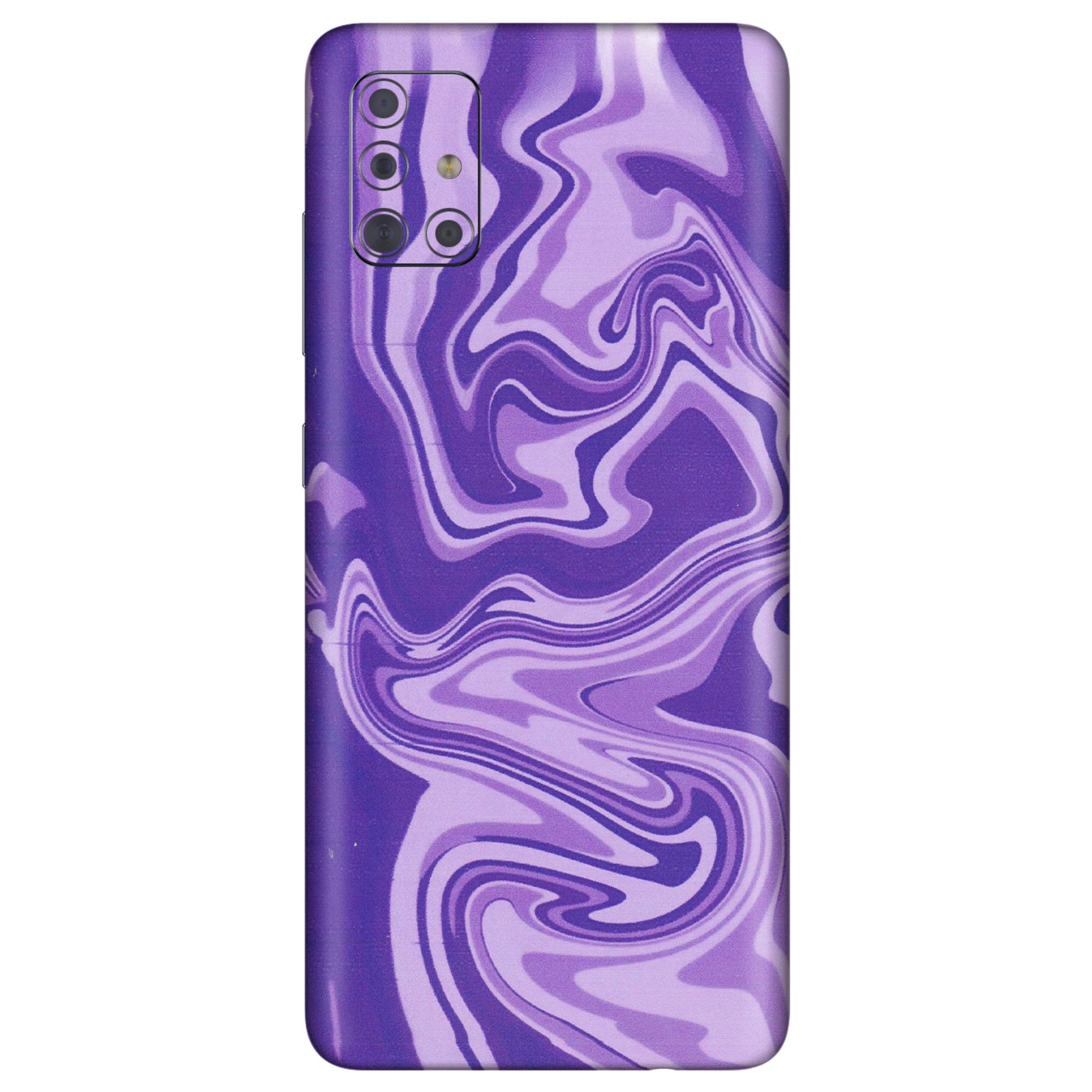 Samsung A/S Series Phone Skins (All Models) - Hazy Purple Nights - Matte Finish (M-14) Samsung Galaxy A71