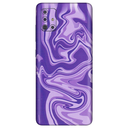 Samsung A/S Series Phone Skins (All Models) - Hazy Purple Nights - Matte Finish (M-14) Samsung Galaxy A71