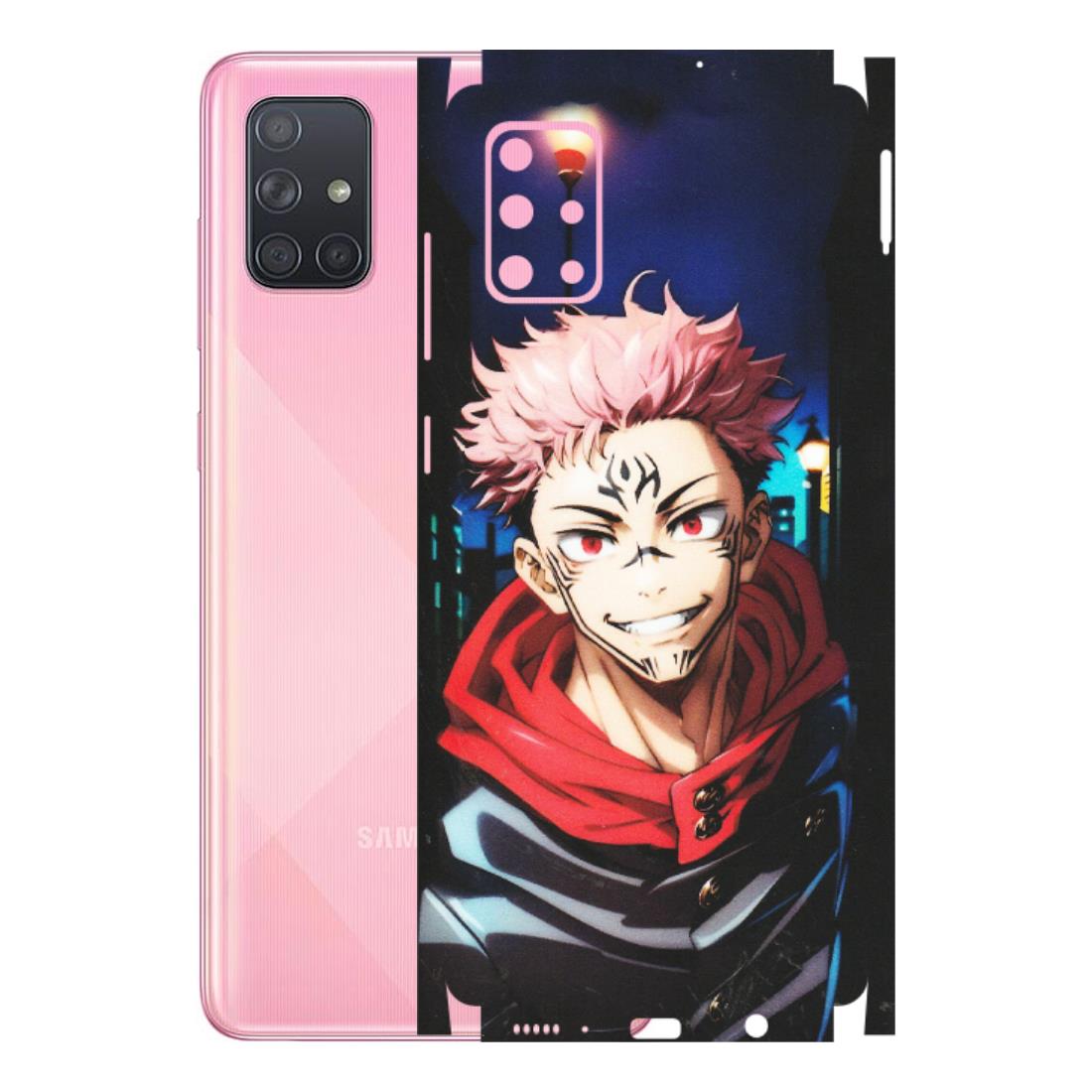 Samsung A/S Series Phone Skins (All Models) - Yuji Itadori Funny Face Anime - Matte Finish (M-152) Samsung Galaxy A71