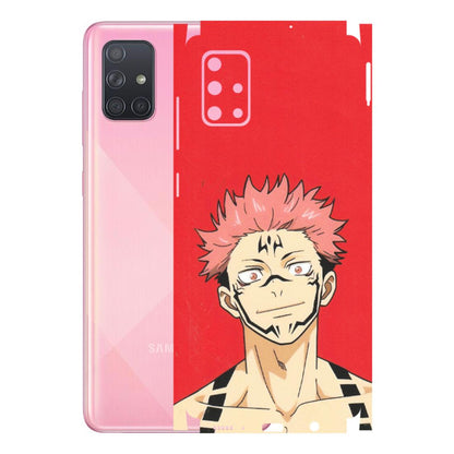 Samsung A/S Series Phone Skins (All Models) - Ryomen Sukuna Fun Anime - Matte Finish (M-153) Samsung Galaxy A71