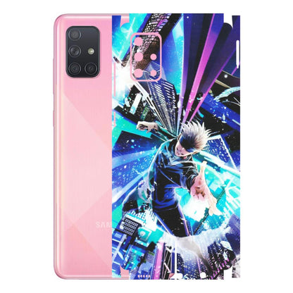 Samsung A/S Series Phone Skins (All Models) - Manga Action Jujustu Kaisen Anime - Matte Finish (M-155) Samsung Galaxy A71