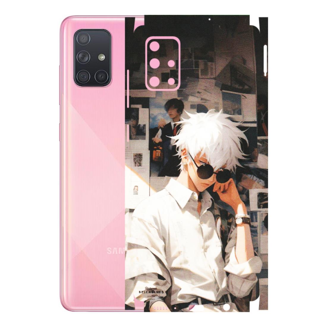 Samsung A/S Series Phone Skins (All Models) - Gojo Satoru Jujustu Kaisen Anime - Matte Finish (M-156) Samsung Galaxy A71