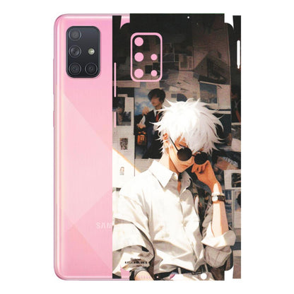 Samsung A/S Series Phone Skins (All Models) - Gojo Satoru Jujustu Kaisen Anime - Matte Finish (M-156) Samsung Galaxy A71
