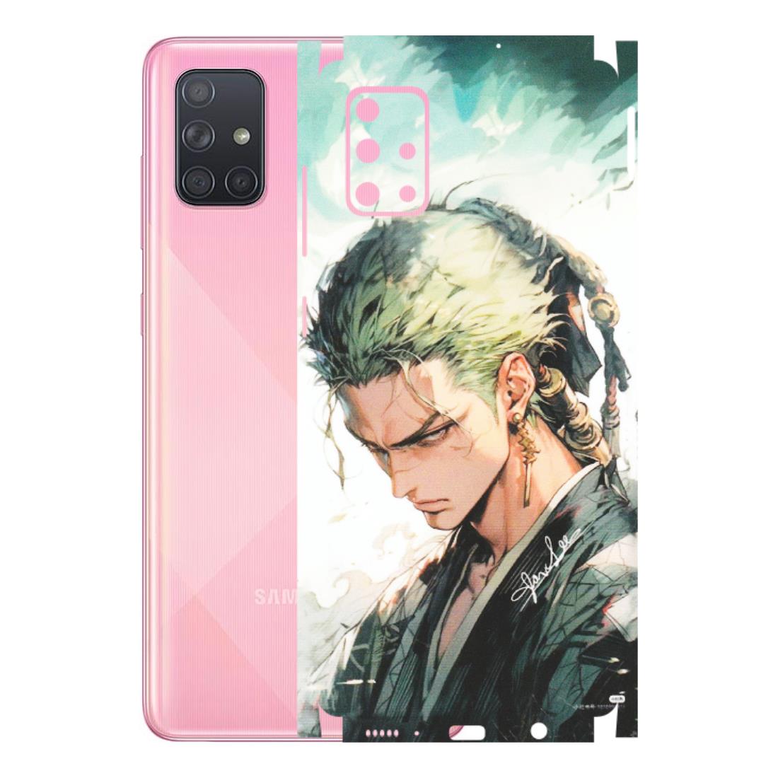 Samsung A/S Series Phone Skins (All Models) - Pirate Hunter One Piece Anime - Matte Finish (M-157) Samsung Galaxy A71