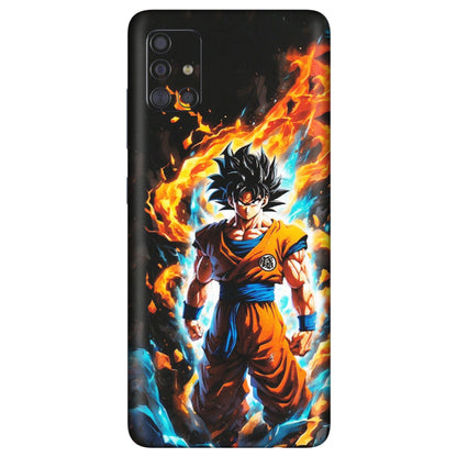 Samsung A/S Series Phone Skins (All Models) - Goku Transformation Anime - Matte Finish (M-159) Samsung Galaxy A71