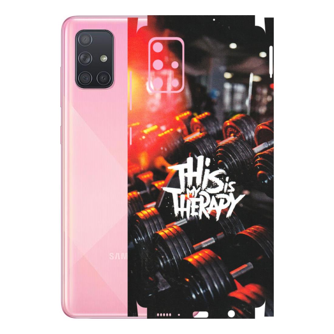 Samsung A/S Series Phone Skins (All Models) - GYM Lover Therapy - Matte Finish (M-160) Samsung Galaxy A71