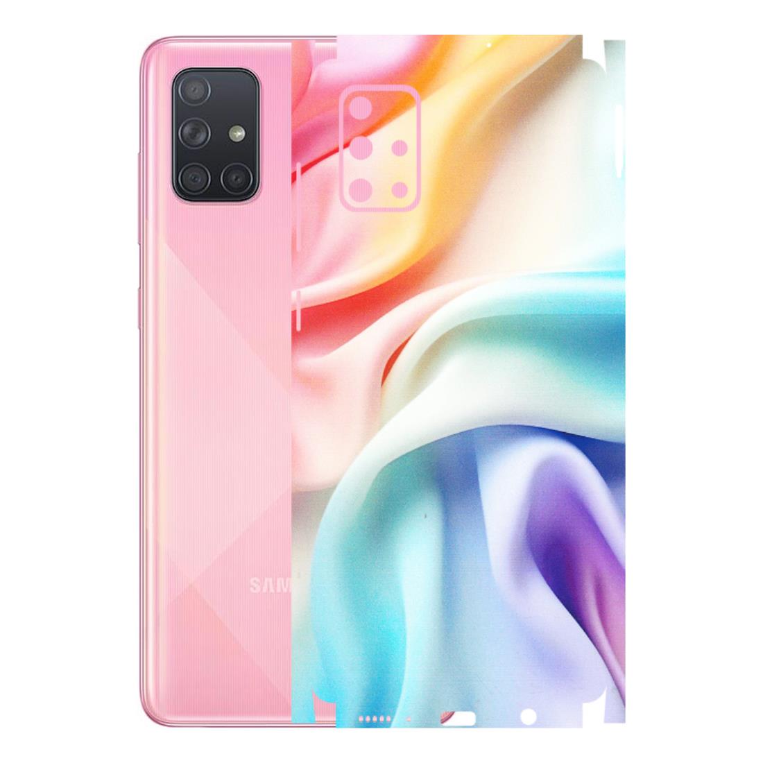 Samsung A/S Series Phone Skins (All Models) - Colourful Silk Cloth - Matte Finish (M-165) Samsung Galaxy A71