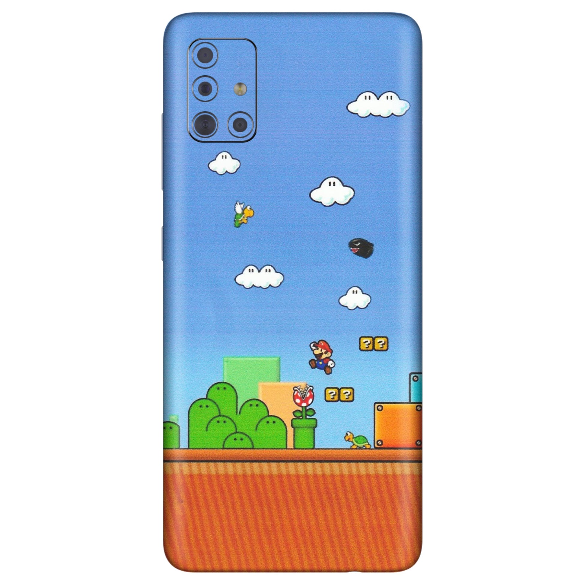 Samsung A/S Series Phone Skins (All Models) - Mario Game Scene - Matte Finish (M-24) Samsung Galaxy A71