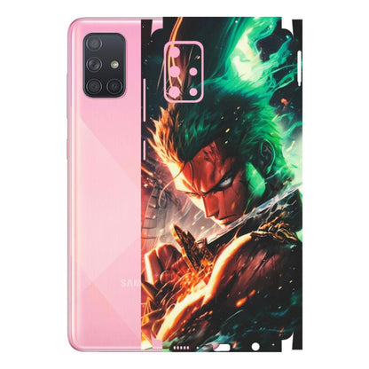 Samsung A/S Series Phone Skins (All Models) - Anime Gojo Sword - Matte Finish (M-32) Samsung Galaxy A71