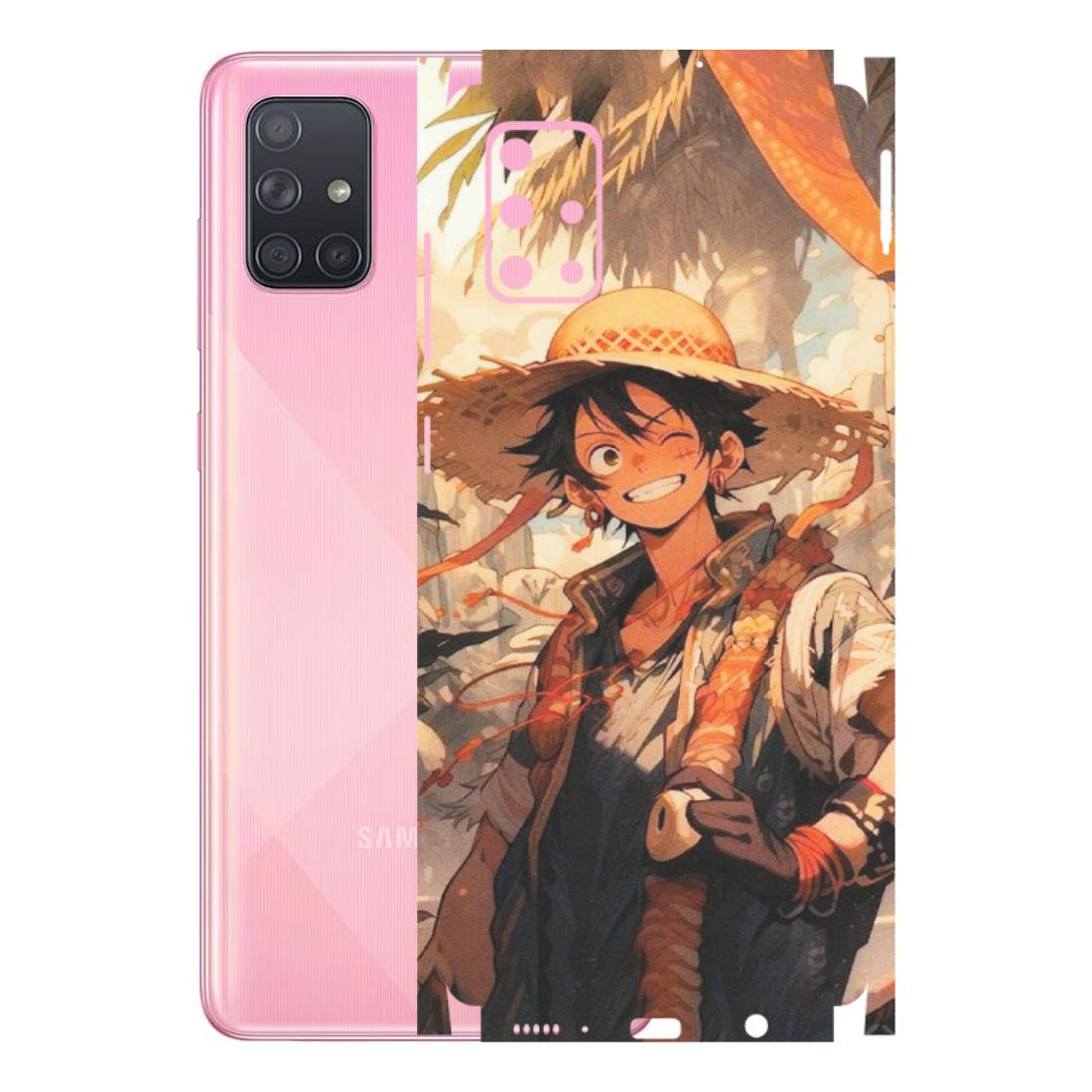 Samsung A/S Series Phone Skins (All Models) - Anime Character Smile - Matte Finish (M-33) Samsung Galaxy A71