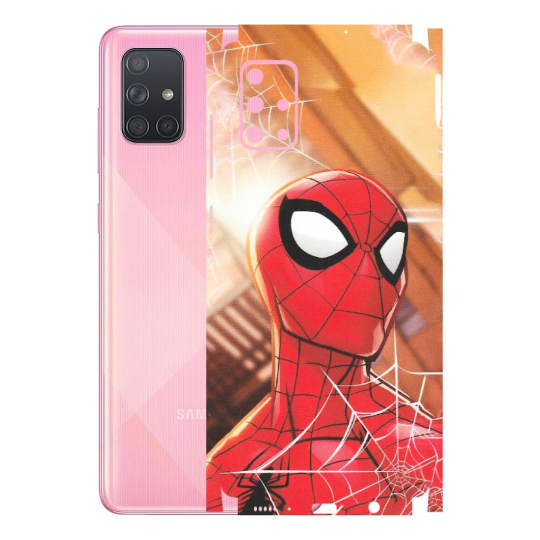 Samsung A/S Series Phone Skins (All Models) - Spiderman Face New - Matte Finish (M-41) Samsung Galaxy A71