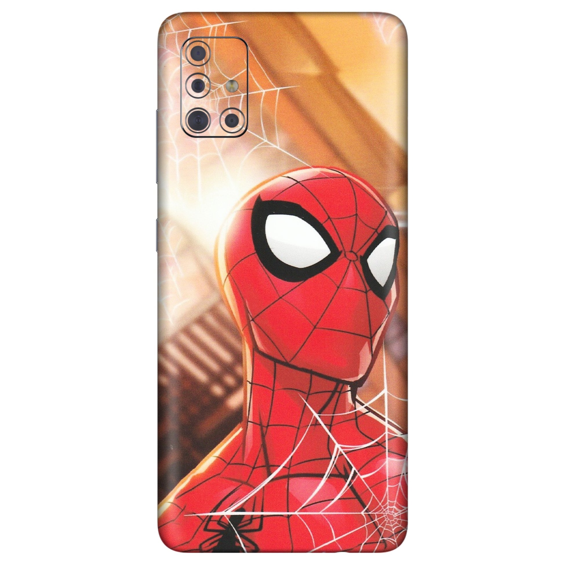 Samsung A/S Series Phone Skins (All Models) - Spiderman Face New - Matte Finish (M-41) Samsung Galaxy A71