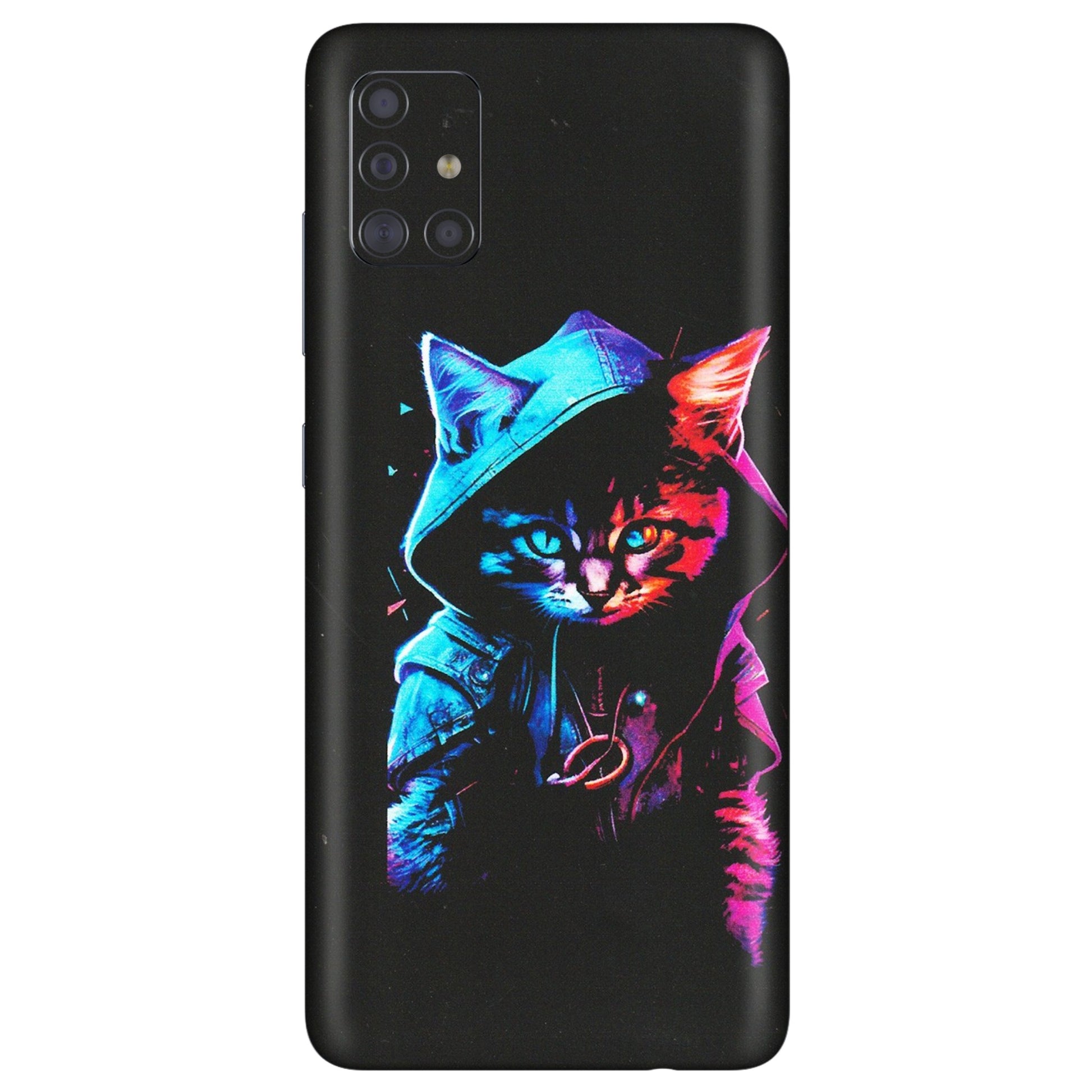 Samsung A/S Series Phone Skins (All Models) - Cyberpunk Cat - Matte Finish (M-45) Samsung Galaxy A71