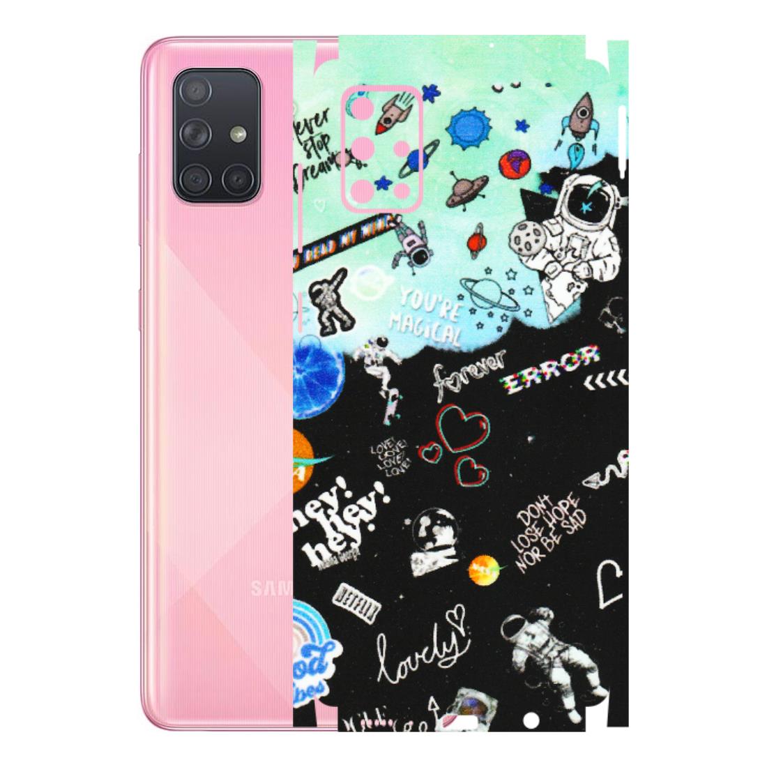 Samsung A/S Series Phone Skins (All Models) - Living In A Space Dream - Matte Finish (M-46) Samsung Galaxy A71