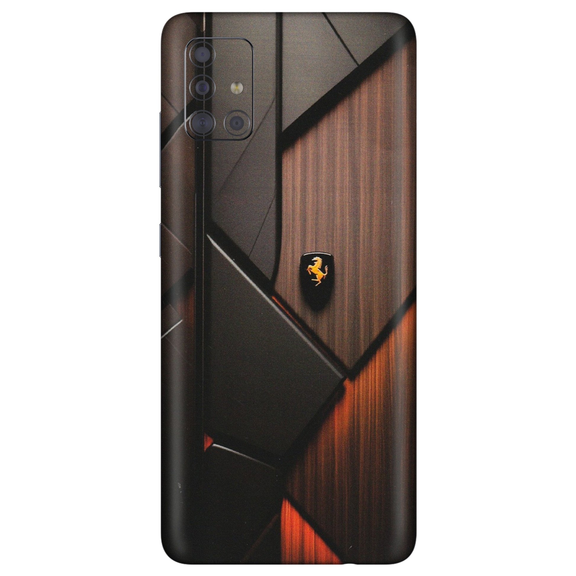 Samsung A/S Series Phone Skins (All Models) - Lambo Beauty Wood Pattern Sober - Matte Finish (M-51) Samsung Galaxy A71