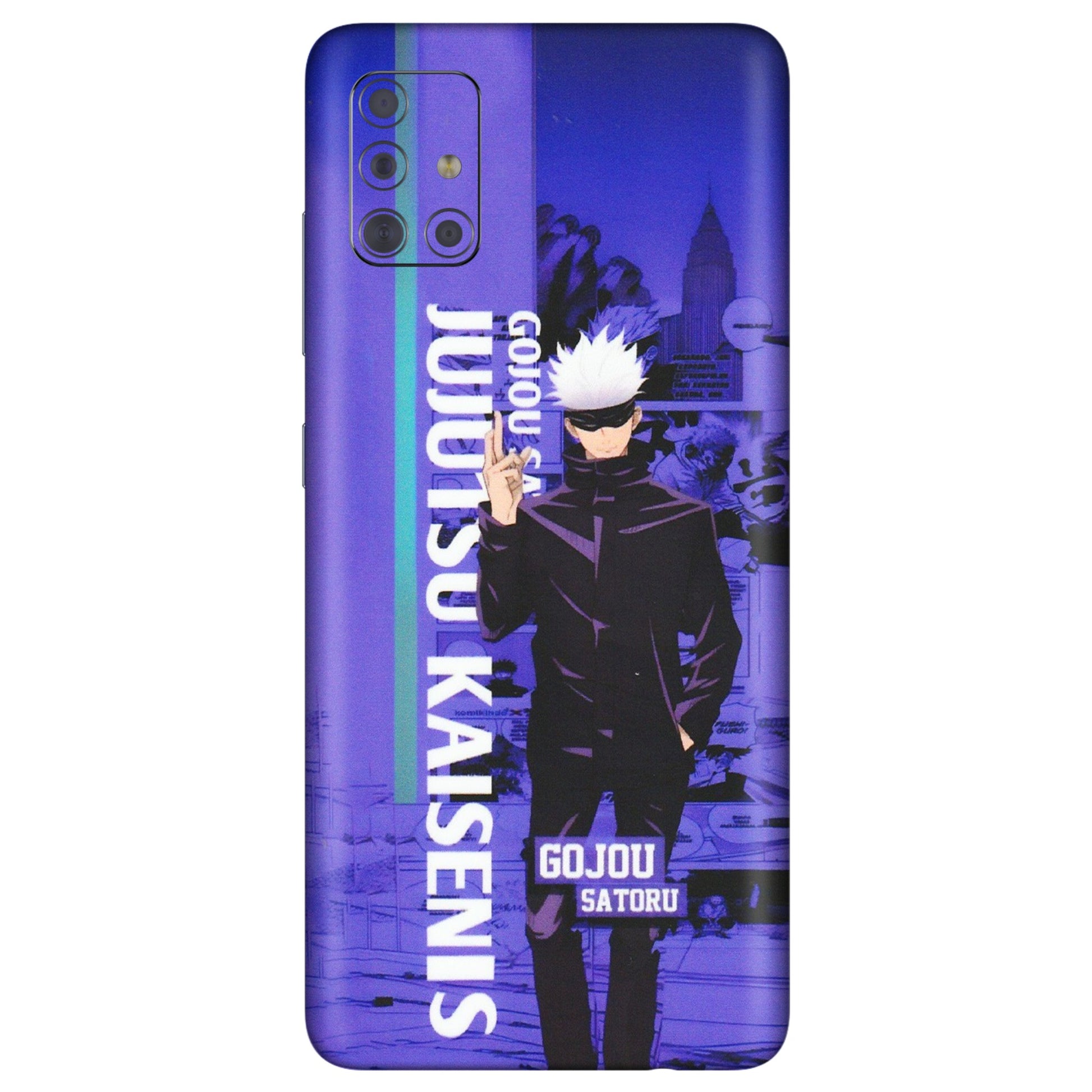 Samsung A/S Series Phone Skins (All Models) - Jujutsu Kaisen Gojo - Matte Finish (M-05) Samsung Galaxy A71