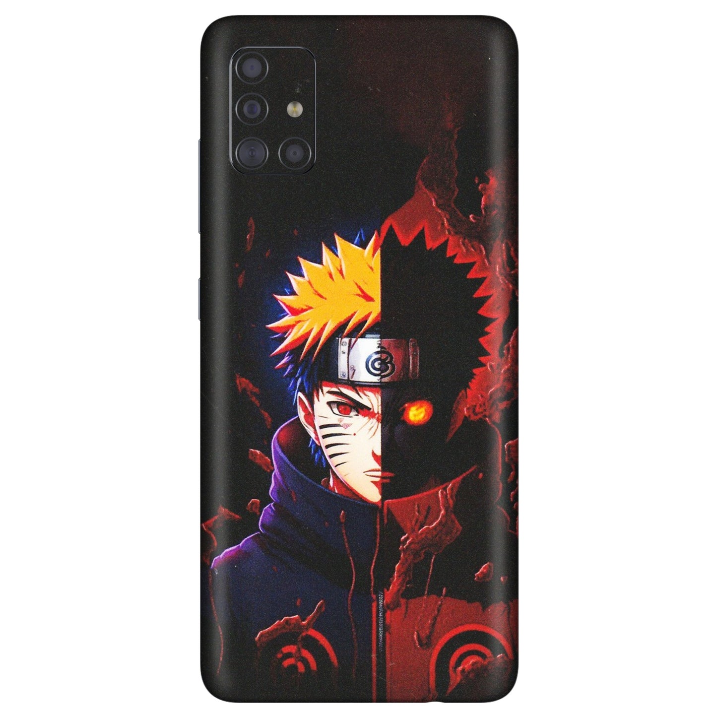 Samsung A/S Series Phone Skins (All Models) - Naruto X Evil - Matte Finish (M-70) Samsung Galaxy A71