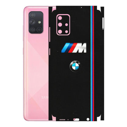 Samsung A/S Series Phone Skins (All Models) - Styling With Black BMW - Matte Finish (M-74) Samsung Galaxy A71