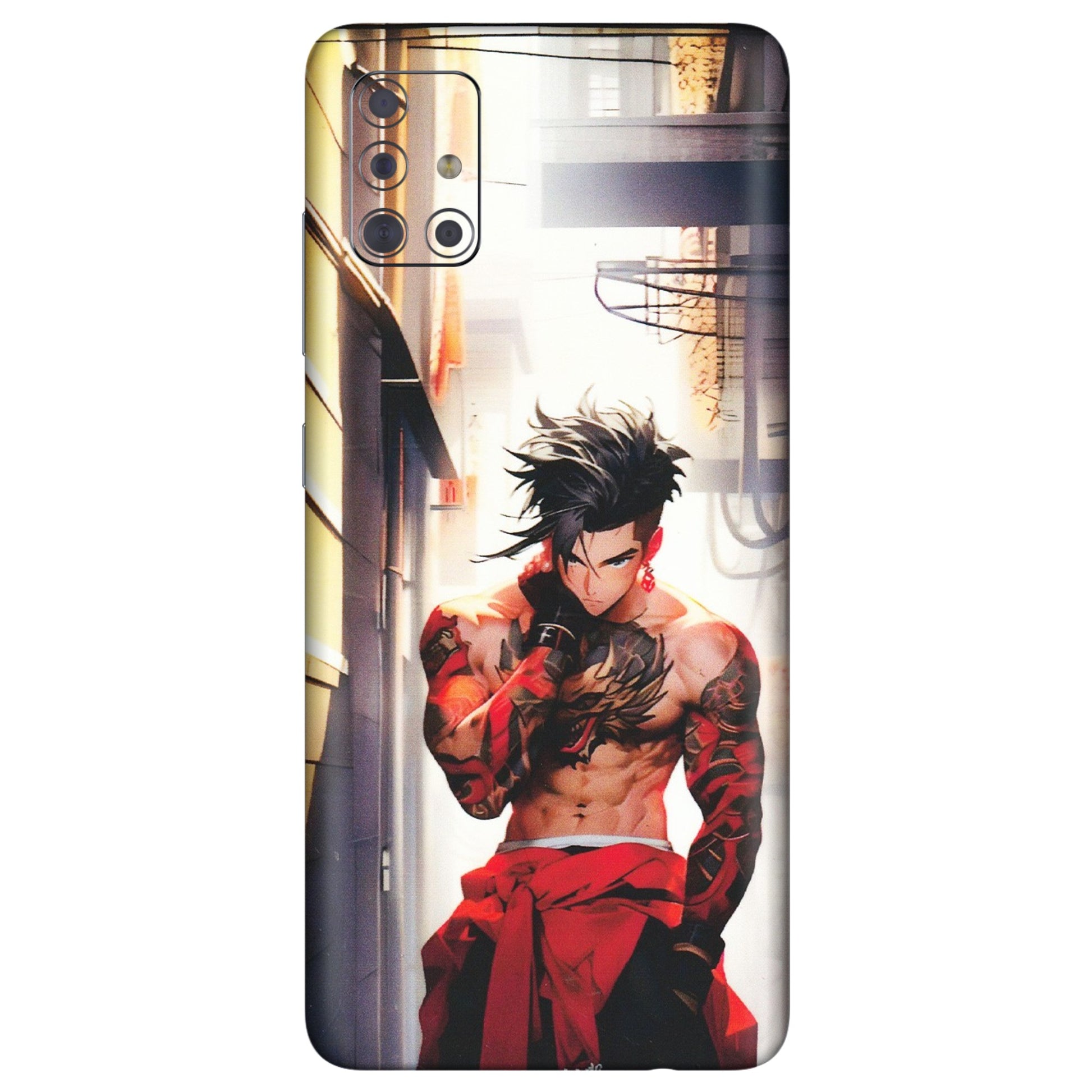 Samsung A/S Series Phone Skins (All Models) - In the streets of Japan - Matte Finish (M-77) Samsung Galaxy A71