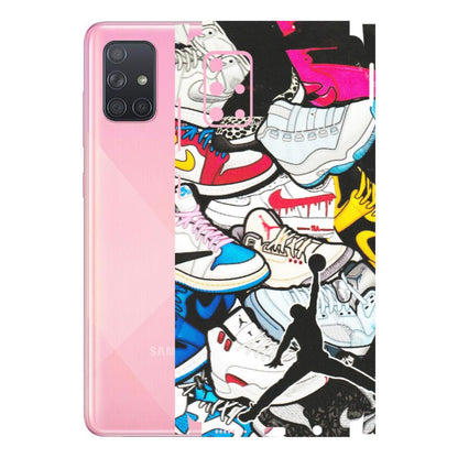 Samsung A/S Series Phone Skins (All Models) - Jordan Sneakers Fan - Matte Finish (M-80) Samsung Galaxy A71