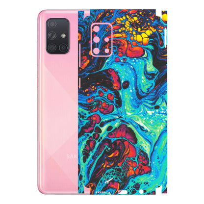 Samsung A/S Series Phone Skins (All Models) - Majestic Galactic Marbel - Matte Finish (M-85) Samsung Galaxy A71