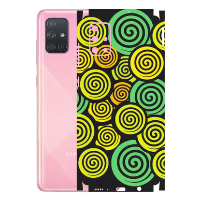 Samsung A/S Series Phone Skins (All Models) - Crazy Spiral - Matte Finish (M-91) Samsung Galaxy A71