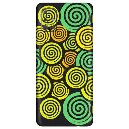 Samsung A/S Series Phone Skins (All Models) - Crazy Spiral - Matte Finish (M-91) Samsung Galaxy A71