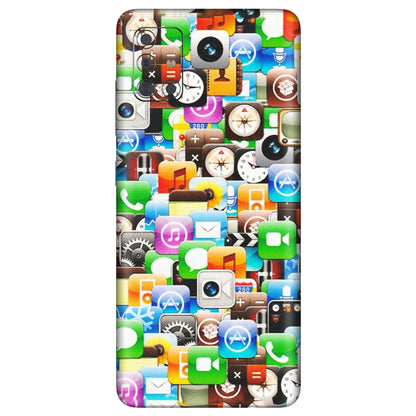 Samsung A/S Series Phone Skins (All Models) - All Apple Icons - Matte Finish (M-93) Samsung Galaxy A71