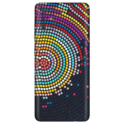 Samsung A/S Series Phone Skins (All Models) - Rainbow Dot Mandala - Matte Finish (M-97) Samsung Galaxy A71