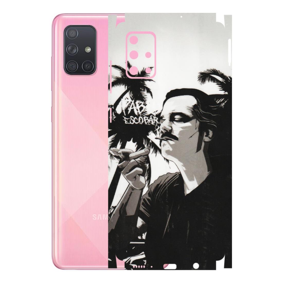 Samsung A/S Series Phone Skins (All Models) - Pab Escobar - Transparent Finish (T-05) Samsung Galaxy A71