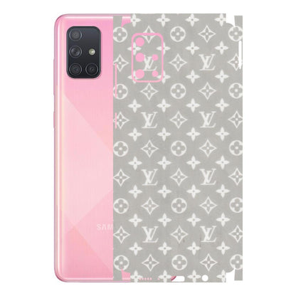 Samsung A/S Series Phone Skins (All Models) - Luxury Brands Logo - Transparent Finish (T-07) Samsung Galaxy A71
